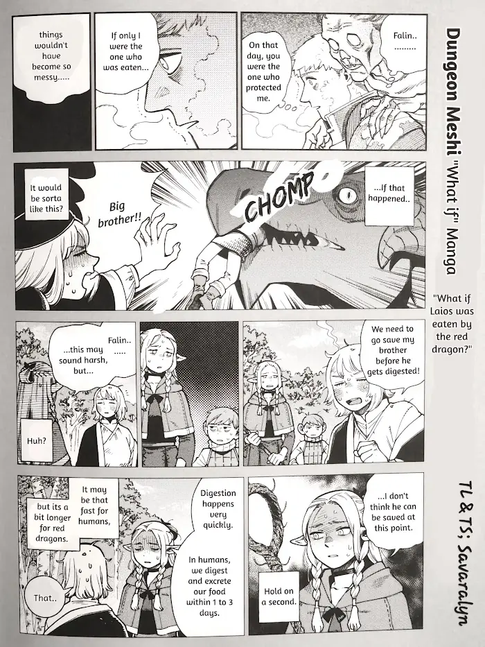 Delicious in Dungeon Chapter 97.8 image 1_optimized
